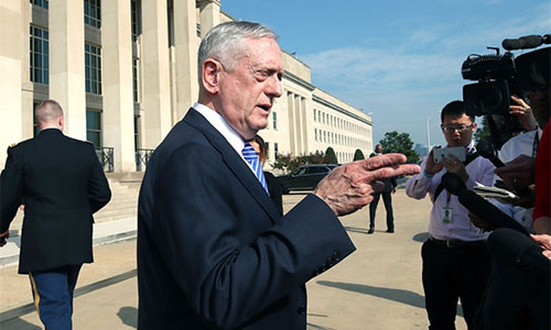 secretario norteamericano de Defensa, James Mattis James Mattis contradice declaraciones de Trump